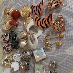 Assorted Costume Earrings good for Halloween. Assorted  sizes